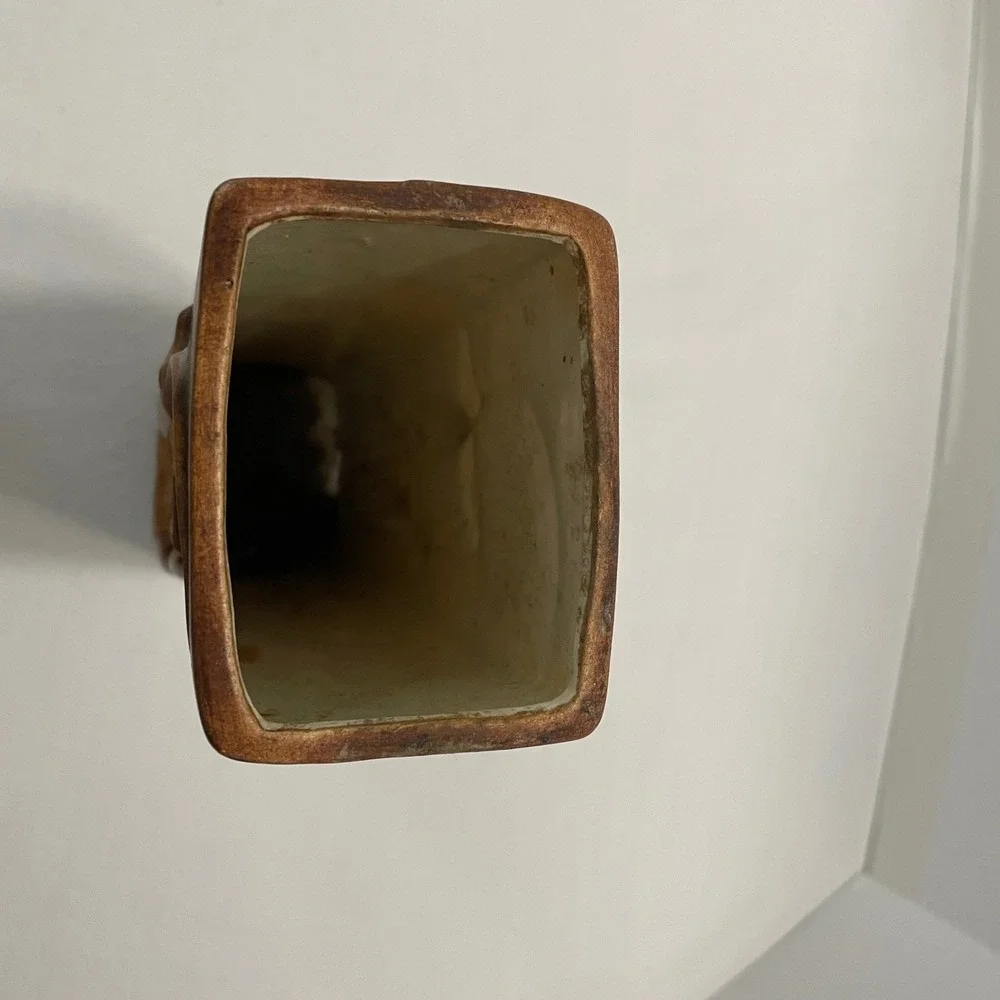 Vintage Maddox of California Deer Wall Pocket Vase MCM Tiki Atomic‎ Ranch